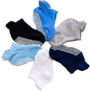 Bren nouveau-né bébé grip chaussettes de cheville antidérapantes pour sol coupe