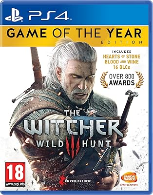 The witcher 3 édition jeu de l'année ps4 pour playstation 4 par bandai