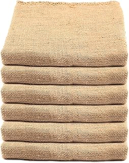 6 pièces 40" x 24" sacs en toile de jute grands