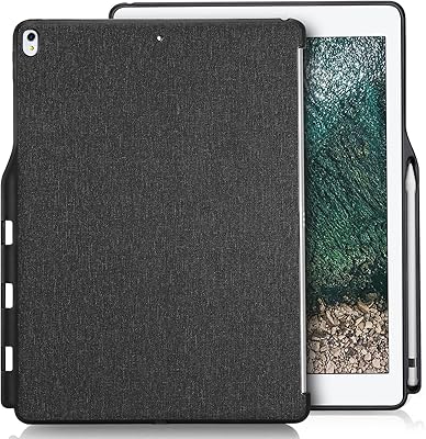 Coque arrière procase compatible avec ipad pro 12.9 2017-2015 avec support de stylet