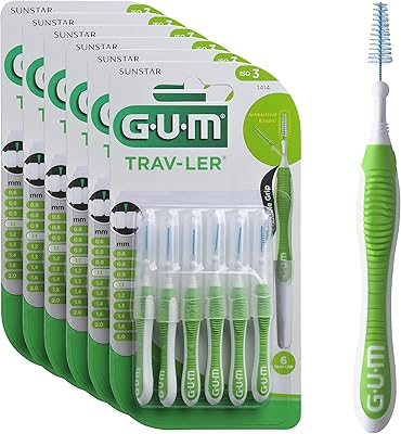 Brosses interdentaires gum trav-ler pour un nettoyage en profondeur de tous les espaces
