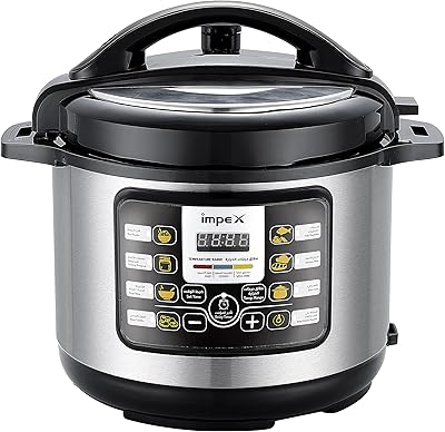 Autocuiseur électrique automatique impex abc 6l 1000w avec plusieurs fonctions de cuisson