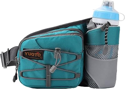Sac banane yuoto avec porte-bouteille d'eau pour la course à pied, la randonnée