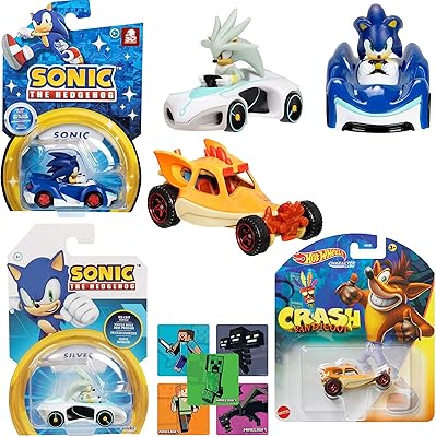Pack de voitures hot wheels speed ​​​​tales sonic the hedgehog : voiture jouet personnalisée + figurine d'équipe géniale + affaire pokémon et vidéo rétro mario standard kart 4 articles. Plus de choix, moins de dépenses avec Diaytar
