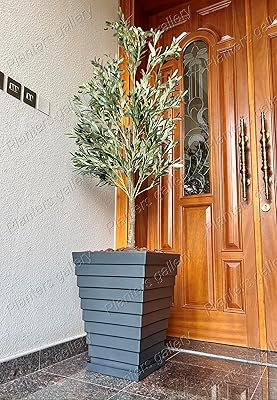 Pot en fibre de verre au design moderne/pots pour plantes d'extérieur et d'intérieur