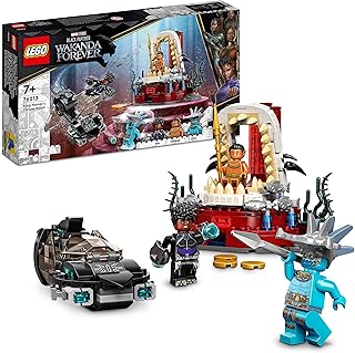 Lego marvel king namor 76213 ensemble de la salle du trône (355 pièces)