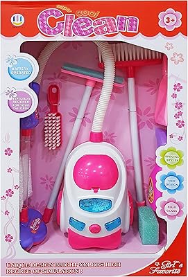 Ensemble de jouets de nettoyage pour enfants, jeu de simulation classique, outils d'aspirateur