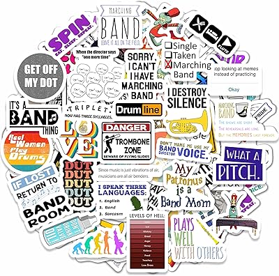 100pcs autocollants de fanfare cadeaux de batteur remplisseurs de fanfare jouet figurines