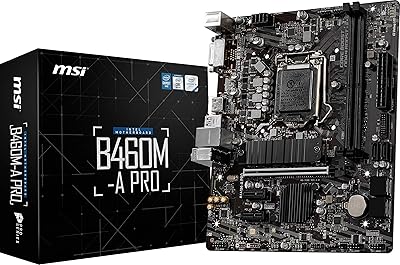 Carte mère msi b460m-a pro pro series