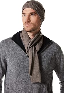 Écharpe d'hiver orca pour hommes douce et confortable 100 % laine