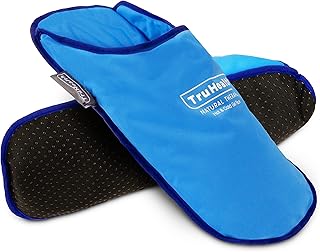 Pantoufles truehealth ice pack gel pour soulager la douleur aux pieds thérapie