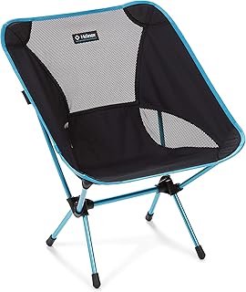 Chaise de camping légère primée helinox chair one - chaise pliante parfaite pour l'extérieur - capacité de 145 kg (noir). Redéfinissez vos attentes shopping avec Diaytar