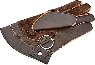 Gants courts double couche en cuir véritable starlinguk de haute qualité