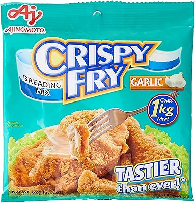 Mélange pour friture croustillante à saveur d'ail aguinomoto, 62 g
