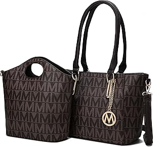 Sac fourre-tout mkf pour femme, ensemble de sacs à main en cuir pu