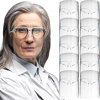 (11 pièces) écran facial pour lunettes transparentes - écran facial anti-buée de sécurité écran facial léger pour femmes hommes masque de protection. Gagnez du temps et de l'argent avec Diaytar