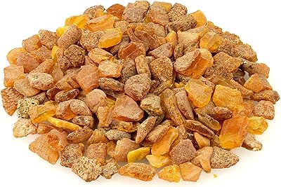 Pierres d'ambre brutes - ampar piedra certifiées à la main non polies