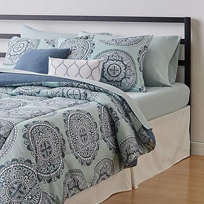 Parure de lit 10 pièces amazonbasics en microfibre douce et facile à nettoyer