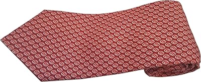 Cravate à motif géométrique rouge 100 % soie gucci pour hommes, rouge, taille