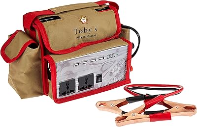 Batterie rechargeable 20 ah avec onduleur 12 v-220 v, batterie de camping 20