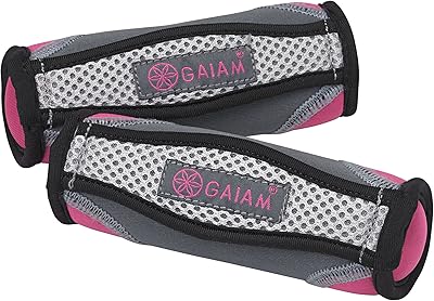 Ensemble de poids à main souples gaiam pour femmes et hommes, ensemble d'haltères