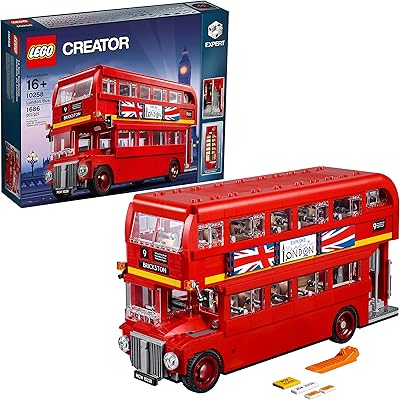 Lego creator expert 10258 kit de construction du bus de londres (1686 pièces)