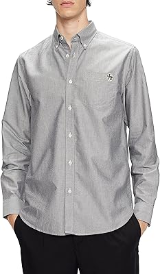 Ted baker mma-caplet-ls chemise oxford boutonnée pour hommes