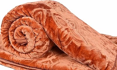 Couverture de lit double en polyester vison 500 fils joyals®