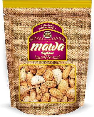 Amandes rôties mawa badam en coque 500g | snack aux amandes et aux noix. Des économies substantielles vous attendent sur Diaytar