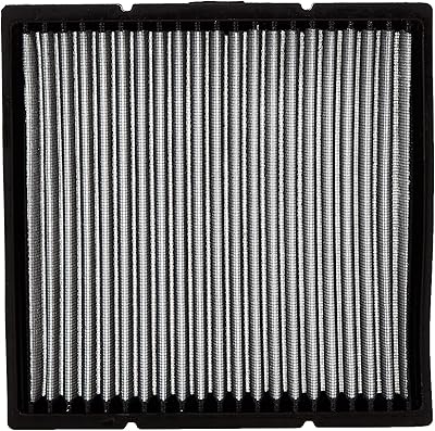 Filtre à air d'habitacle k&n premium : haute performance lavable dure toute la durée