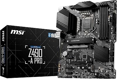 Carte mère atx msi z490-a pro series