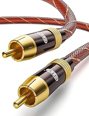 Câble amplificateur audio numérique coaxial imk rca vers double blindage