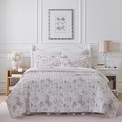 Laura ashley home - collection breezy floral - literie réversible 100 % coton