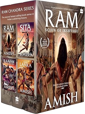 Coffret de 4 livres de la série ram chandra