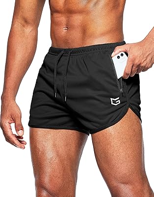 Short de course à séchage rapide de 3 pouces pour hommes pour le jogging
