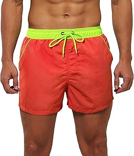 The white shop short de bain à séchage rapide pour hommes, short