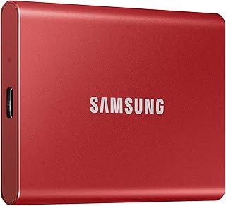 Ssd portable samsung t7 - ​​2 to - ssd externe usb 3.2 gen 2 - rouge métallisé (mu-pc2t0r/ww). Diaytar : Connectez-vous aux meilleures offres