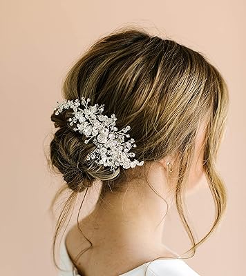 Pince à cheveux de mariage, peigne à cheveux en strass, accessoires de cheveux