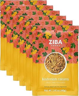 Ziba foods raisins secs kishmish | sans ogm, végétaliens, whole 30 friendly &