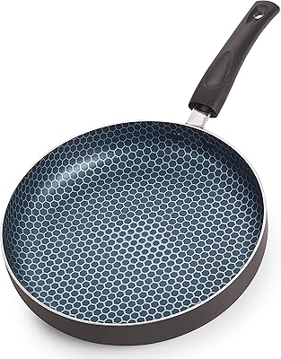 Poêle antiadhésive en aluminium nirlon (compatible cuisinière à gaz 24 cm)