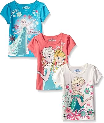 T-shirts disney la reine des neiges pour filles