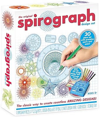 Kit de conception de spirographe multicolore taille unique (sp101)