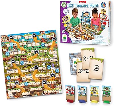 The learning journey play it! treasure hunt 123 jeu pour enfants jeux