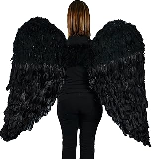 Costume d'ailes d'ange à plumes touch of nature pour adultes