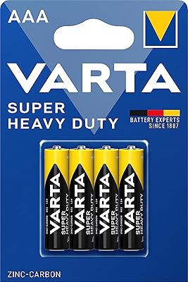 Varta 45182 r03/aaa (micro) (2003) - pile au chlorure de zinc 1,5 v