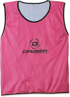 Bavoirs d'entraînement en maille unisexe pour adultes dawson sports (bleu ciel/rose) - taille
