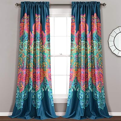 Paire de rideaux assombrissants boho chic de lush decor 84" x 52"