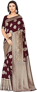 Lisa store sari en soie lychee zari butta banarasi pour femme avec chemisier