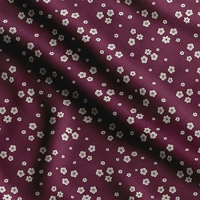 Imprimé floral swimway, tissu en coton batiste, tissu matelassé vendu au mètre 42"
