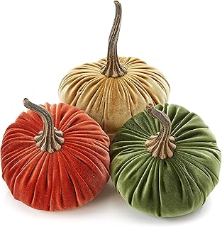 625" grand ensemble de citrouilles en velours 3 pièces choisissez votre ensemble